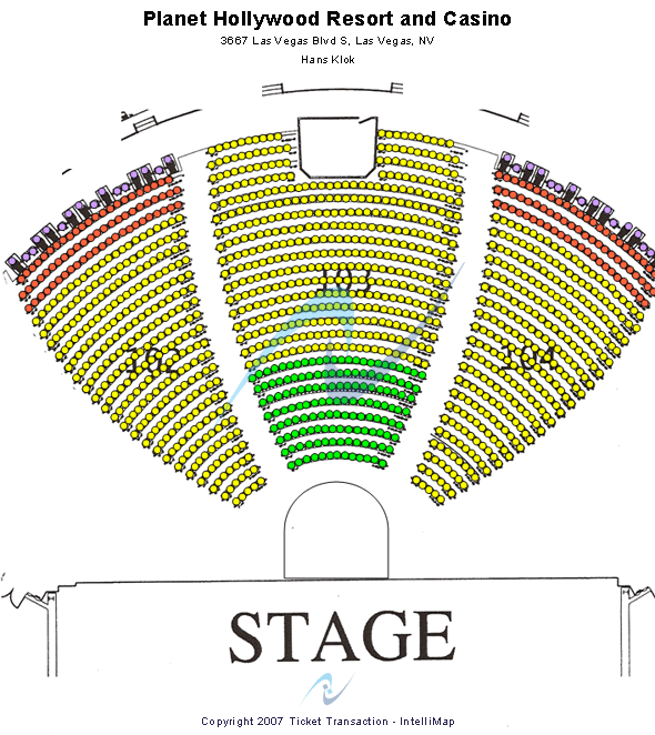 PH Live At Planet Hollywood Hans Klok Seating Chart